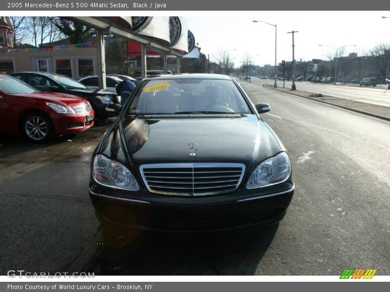 Black / Java 2005 Mercedes-Benz S 500 4Matic Sedan