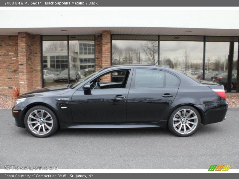 Black Sapphire Metallic / Black 2008 BMW M5 Sedan