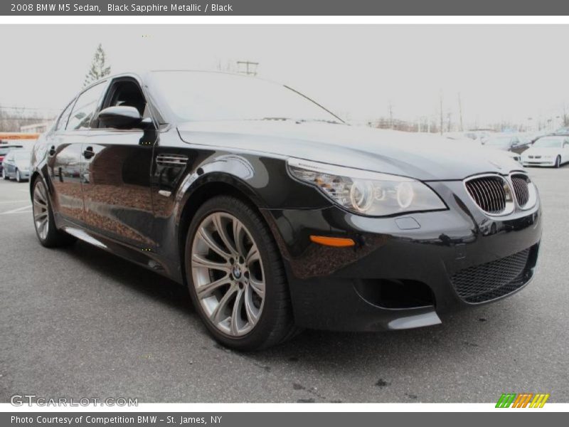 Black Sapphire Metallic / Black 2008 BMW M5 Sedan