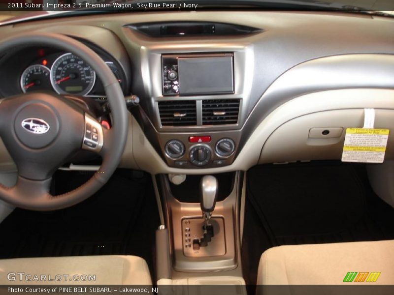 Sky Blue Pearl / Ivory 2011 Subaru Impreza 2.5i Premium Wagon