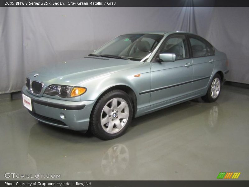 Gray Green Metallic / Grey 2005 BMW 3 Series 325xi Sedan