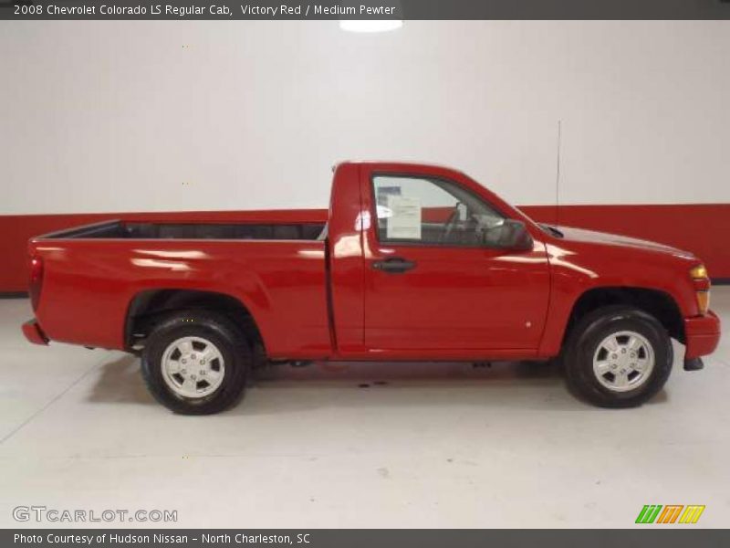 Victory Red / Medium Pewter 2008 Chevrolet Colorado LS Regular Cab