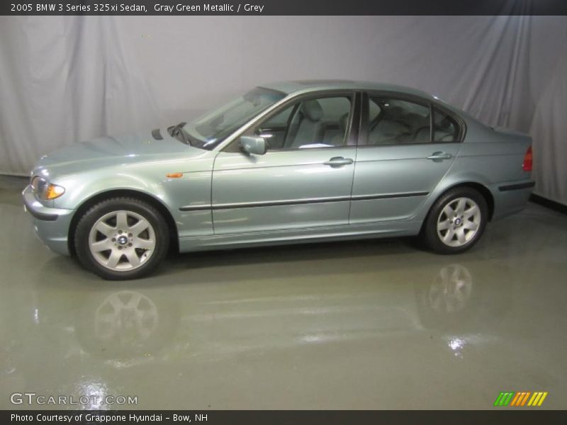 Gray Green Metallic / Grey 2005 BMW 3 Series 325xi Sedan