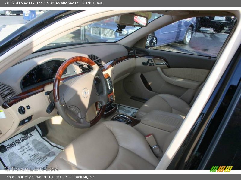Black / Java 2005 Mercedes-Benz S 500 4Matic Sedan