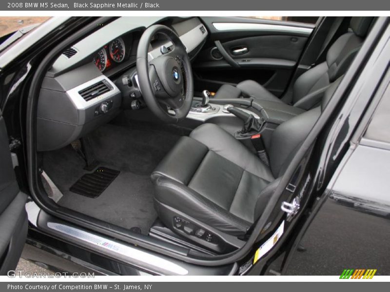 2008 M5 Sedan Black Interior