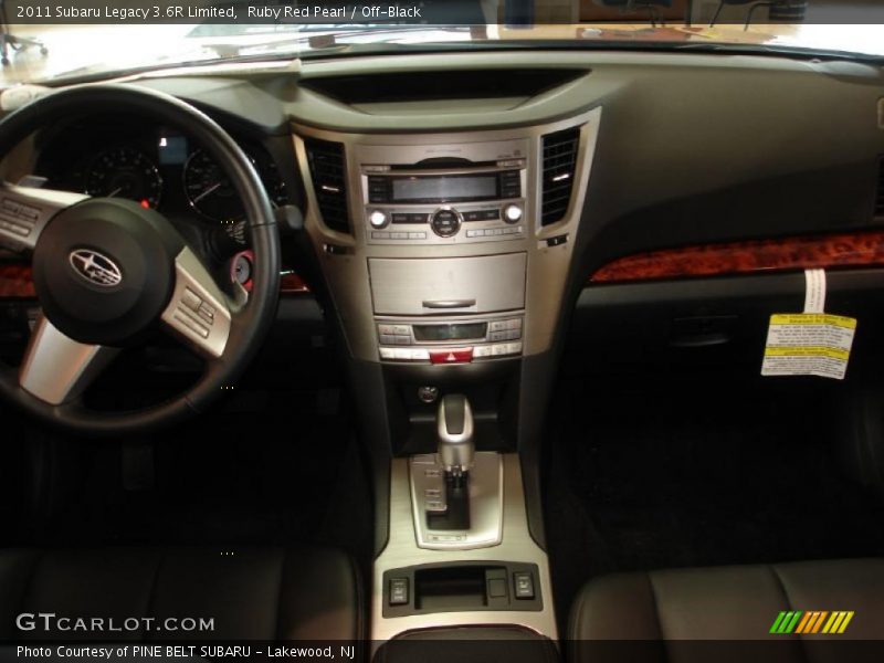 Dashboard of 2011 Legacy 3.6R Limited