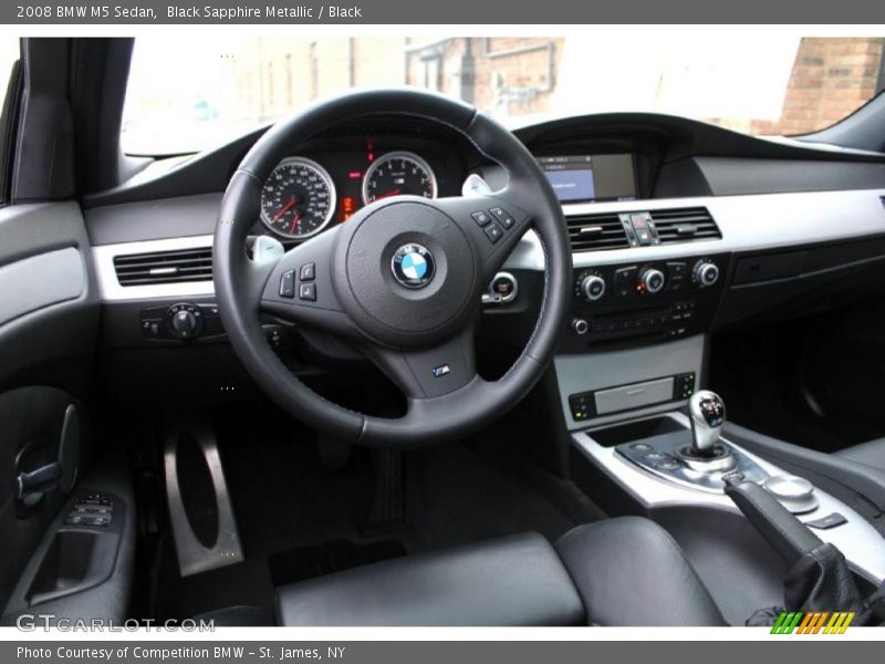 Black Sapphire Metallic / Black 2008 BMW M5 Sedan