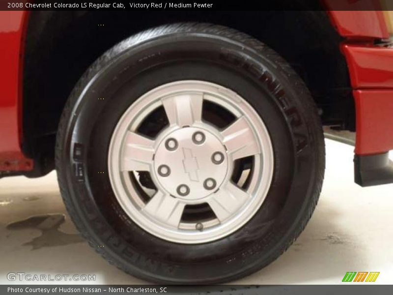 Victory Red / Medium Pewter 2008 Chevrolet Colorado LS Regular Cab