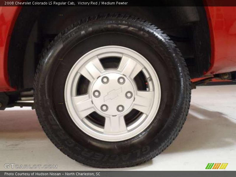 Victory Red / Medium Pewter 2008 Chevrolet Colorado LS Regular Cab