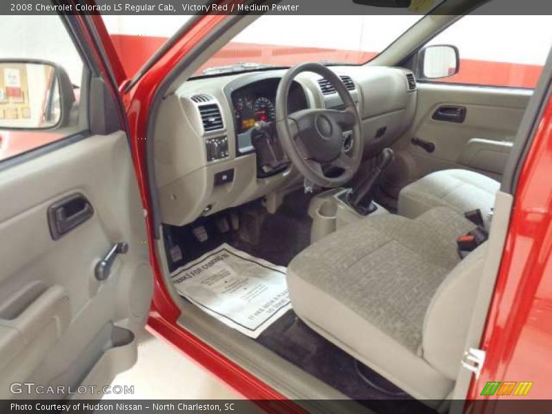 Victory Red / Medium Pewter 2008 Chevrolet Colorado LS Regular Cab