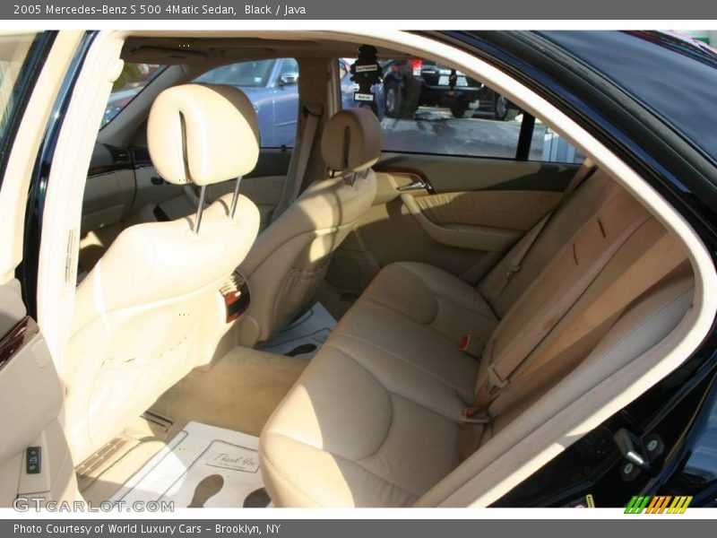 Black / Java 2005 Mercedes-Benz S 500 4Matic Sedan
