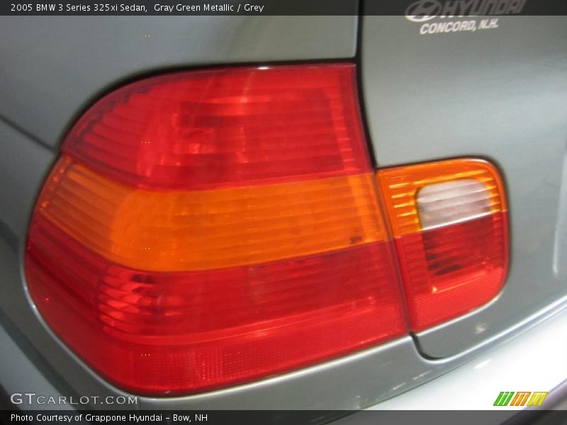 Gray Green Metallic / Grey 2005 BMW 3 Series 325xi Sedan