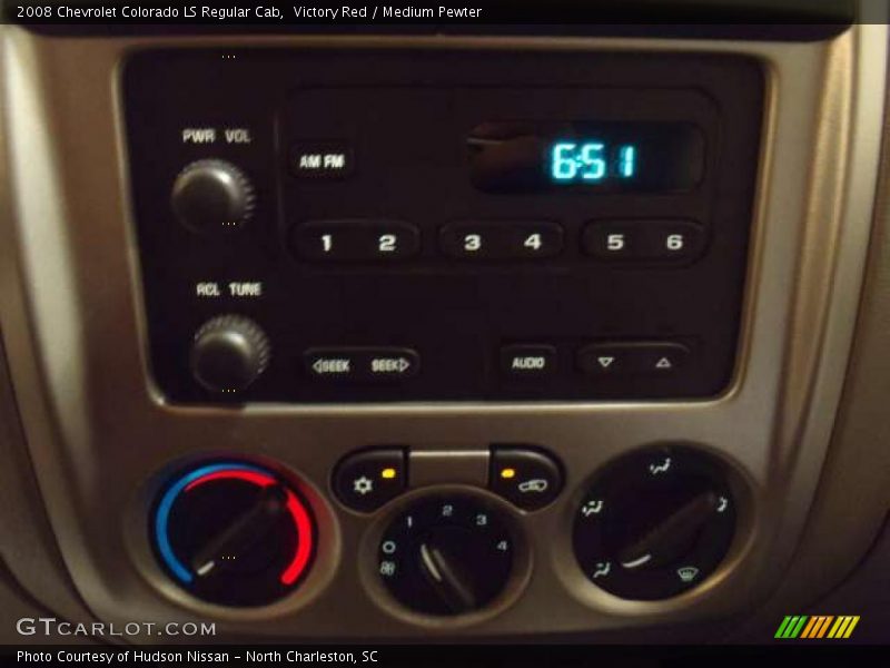 Victory Red / Medium Pewter 2008 Chevrolet Colorado LS Regular Cab