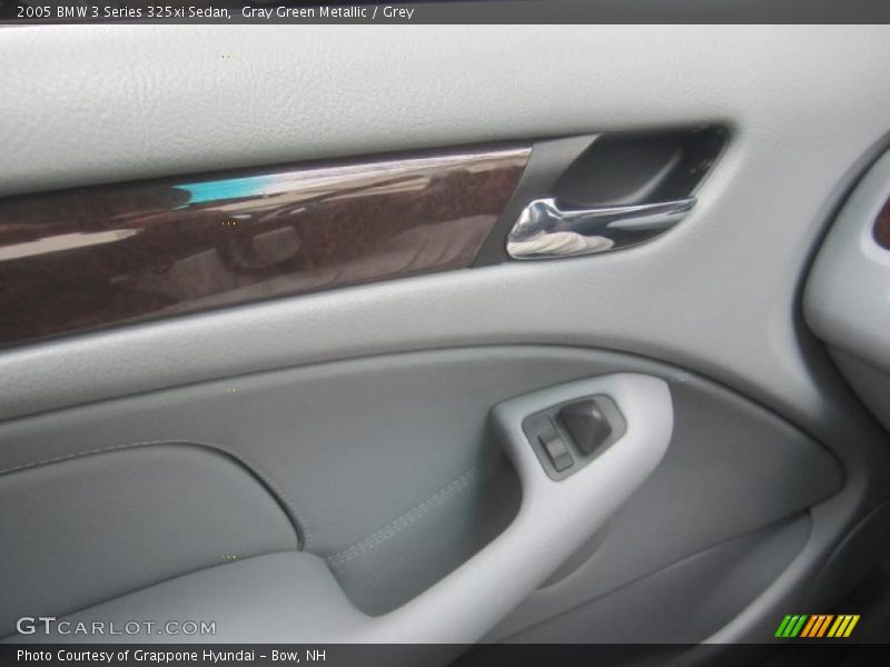 Gray Green Metallic / Grey 2005 BMW 3 Series 325xi Sedan