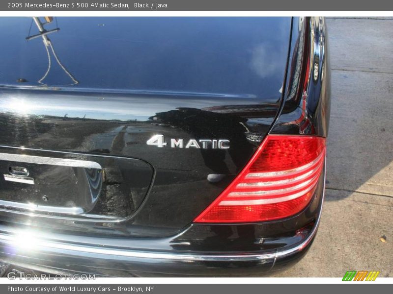 Black / Java 2005 Mercedes-Benz S 500 4Matic Sedan