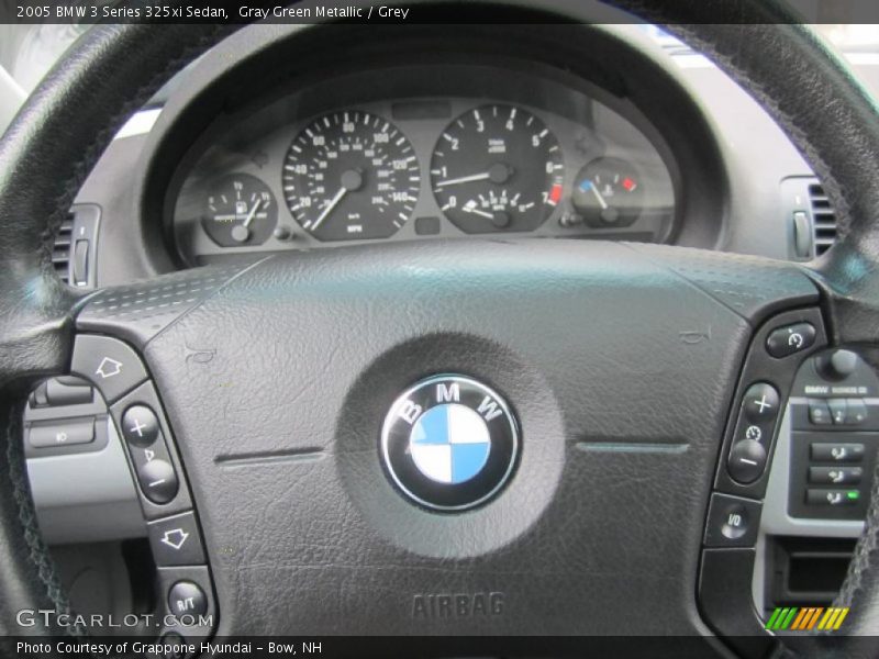 Gray Green Metallic / Grey 2005 BMW 3 Series 325xi Sedan