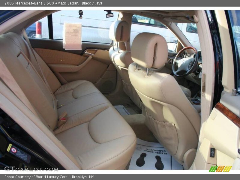 Black / Java 2005 Mercedes-Benz S 500 4Matic Sedan