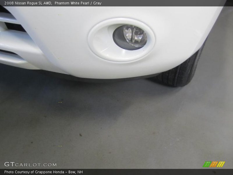 Phantom White Pearl / Gray 2008 Nissan Rogue SL AWD