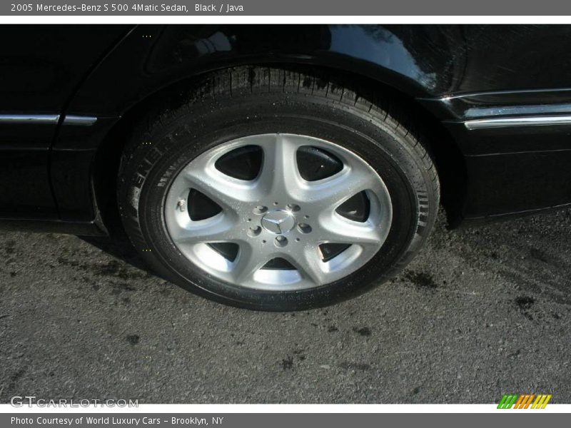 Black / Java 2005 Mercedes-Benz S 500 4Matic Sedan