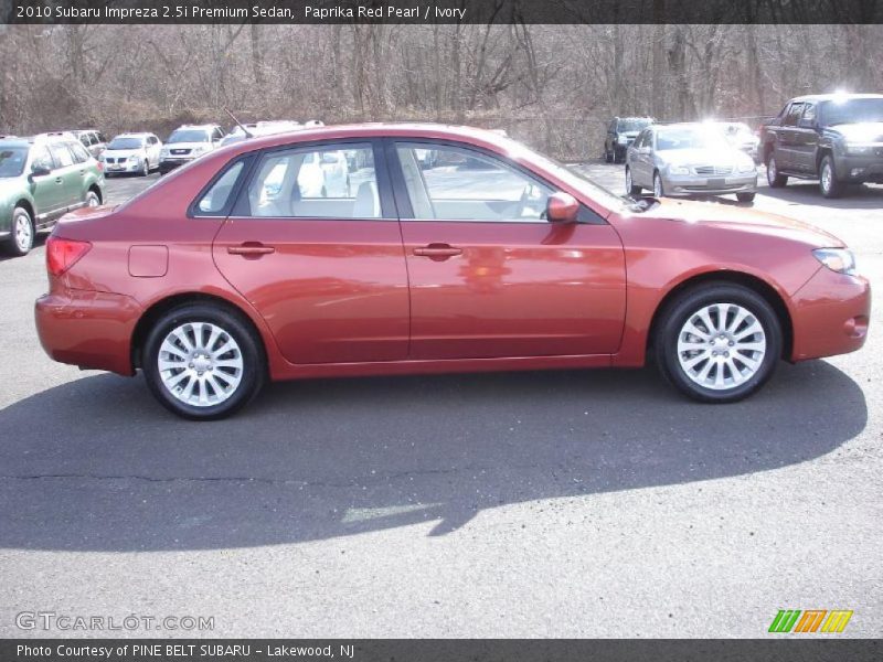  2010 Impreza 2.5i Premium Sedan Paprika Red Pearl