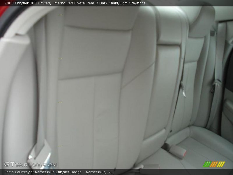 Inferno Red Crystal Pearl / Dark Khaki/Light Graystone 2008 Chrysler 300 Limited