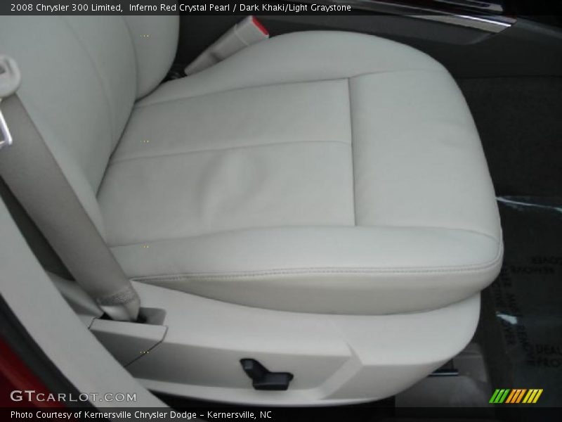 Inferno Red Crystal Pearl / Dark Khaki/Light Graystone 2008 Chrysler 300 Limited