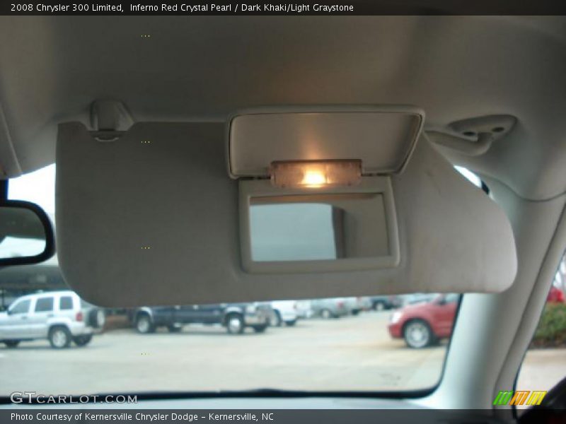 Inferno Red Crystal Pearl / Dark Khaki/Light Graystone 2008 Chrysler 300 Limited
