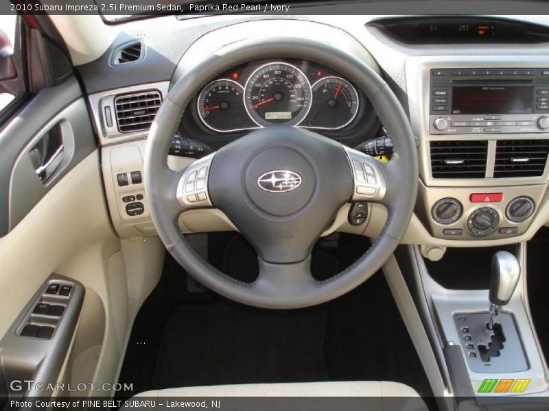  2010 Impreza 2.5i Premium Sedan Steering Wheel