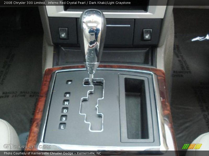 Inferno Red Crystal Pearl / Dark Khaki/Light Graystone 2008 Chrysler 300 Limited