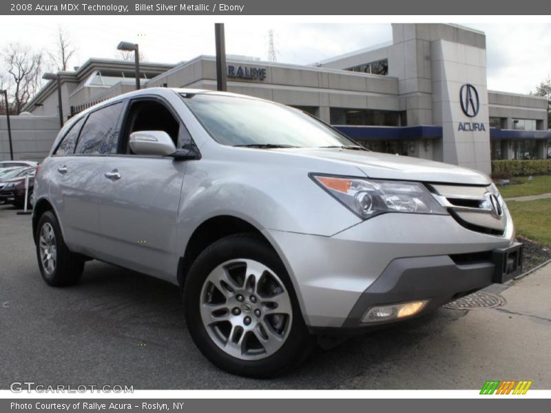 Billet Silver Metallic / Ebony 2008 Acura MDX Technology