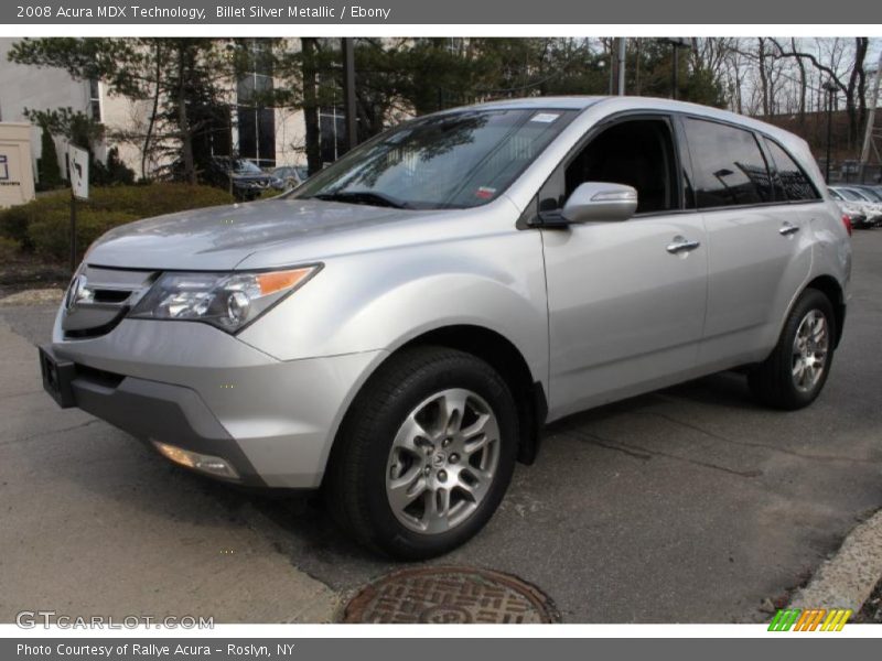 Billet Silver Metallic / Ebony 2008 Acura MDX Technology