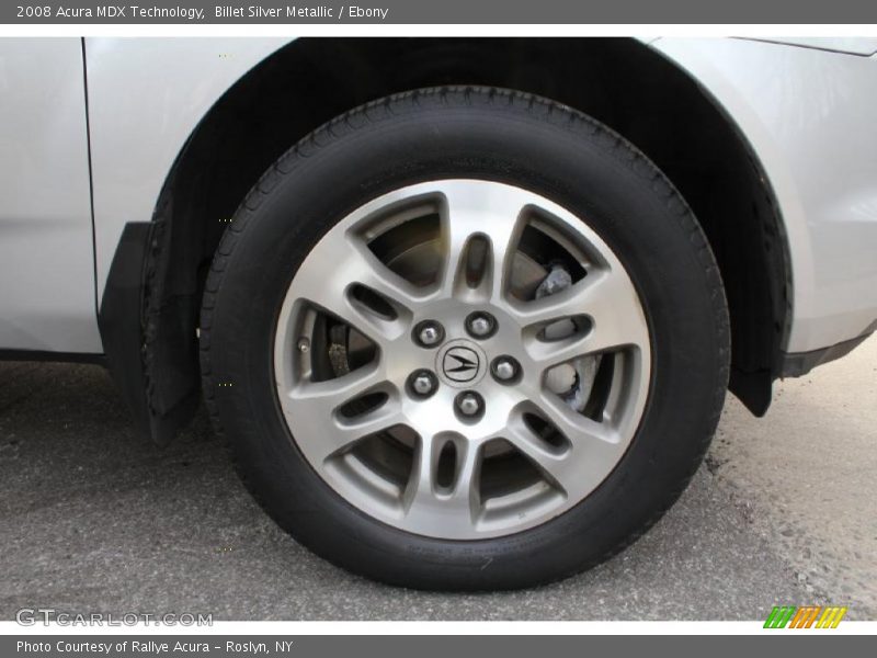 Billet Silver Metallic / Ebony 2008 Acura MDX Technology