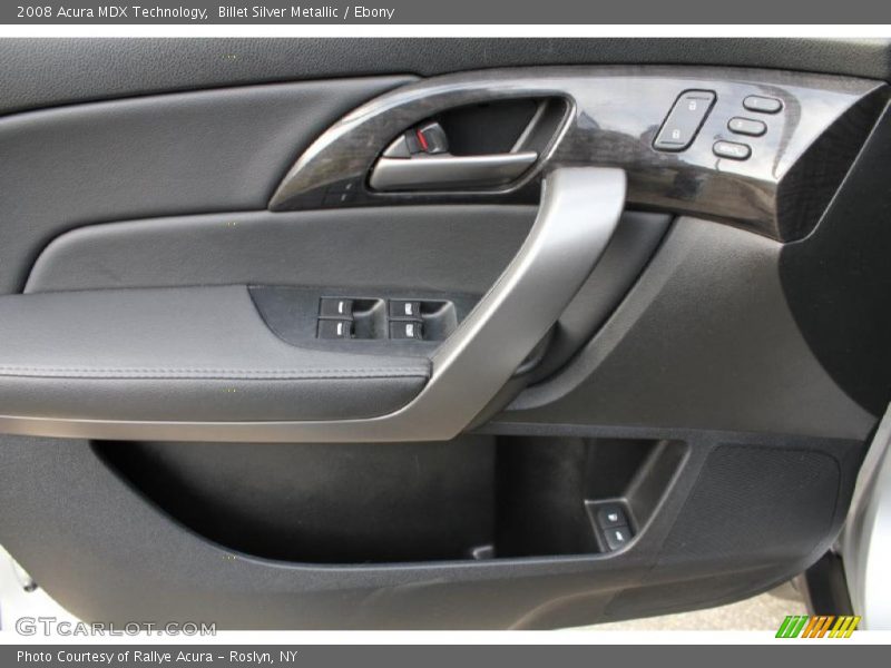 Billet Silver Metallic / Ebony 2008 Acura MDX Technology