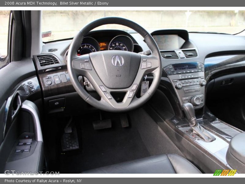 Billet Silver Metallic / Ebony 2008 Acura MDX Technology