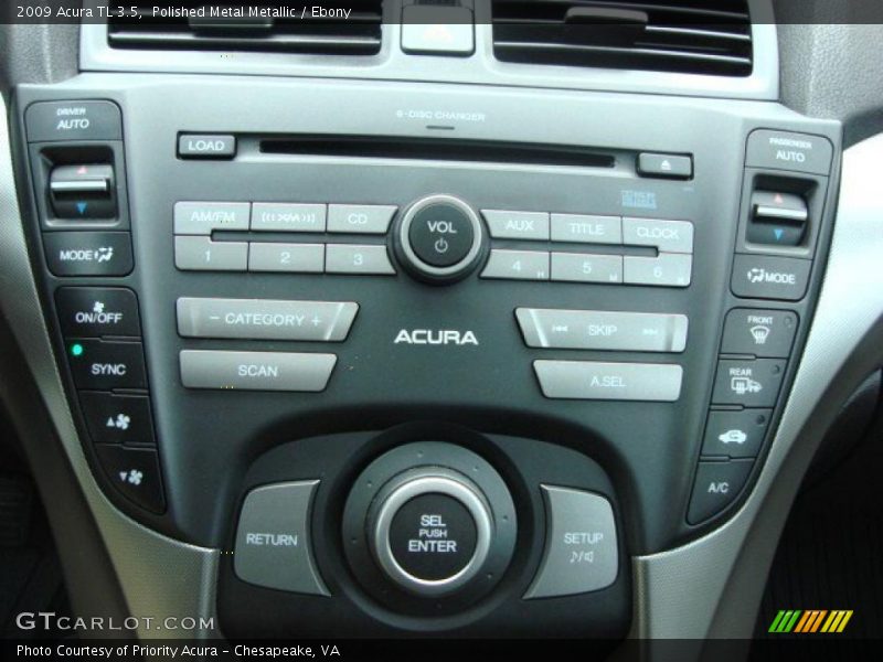 Controls of 2009 TL 3.5