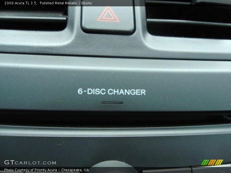 Polished Metal Metallic / Ebony 2009 Acura TL 3.5