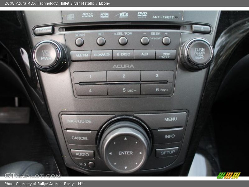 Billet Silver Metallic / Ebony 2008 Acura MDX Technology