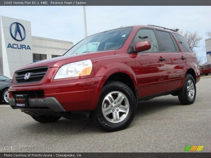 Redrock Pearl / Saddle 2005 Honda Pilot EX-L 4WD