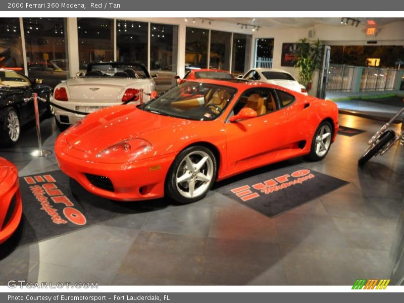 Red / Tan 2000 Ferrari 360 Modena