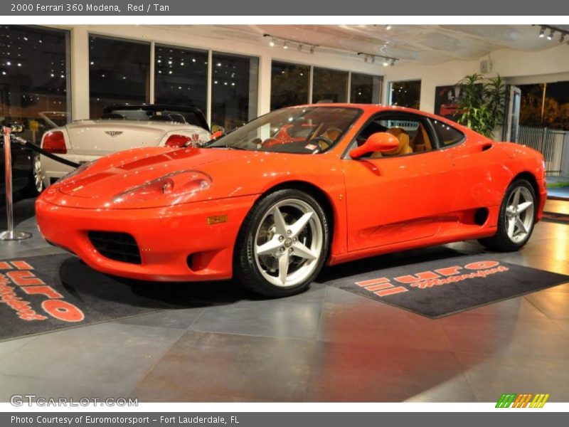Red / Tan 2000 Ferrari 360 Modena