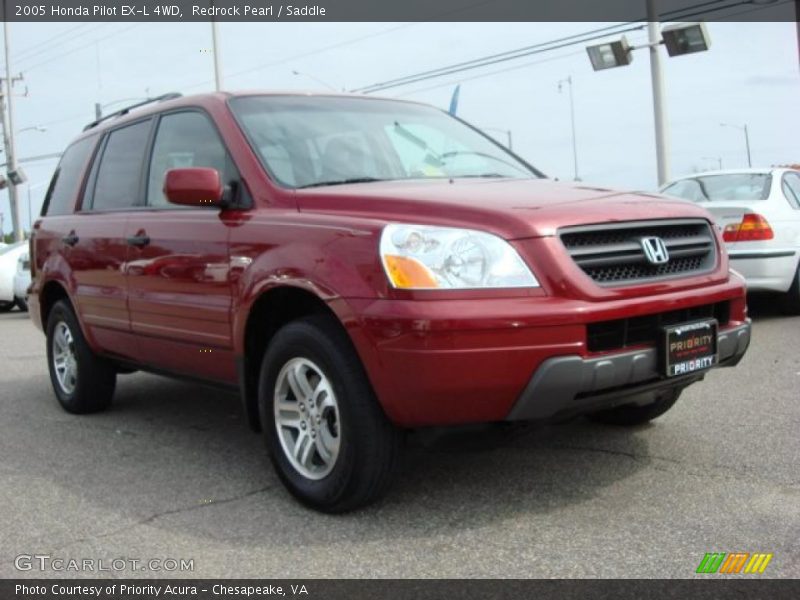 Redrock Pearl / Saddle 2005 Honda Pilot EX-L 4WD