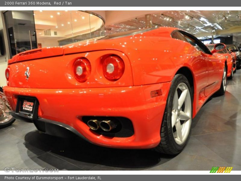 Red / Tan 2000 Ferrari 360 Modena