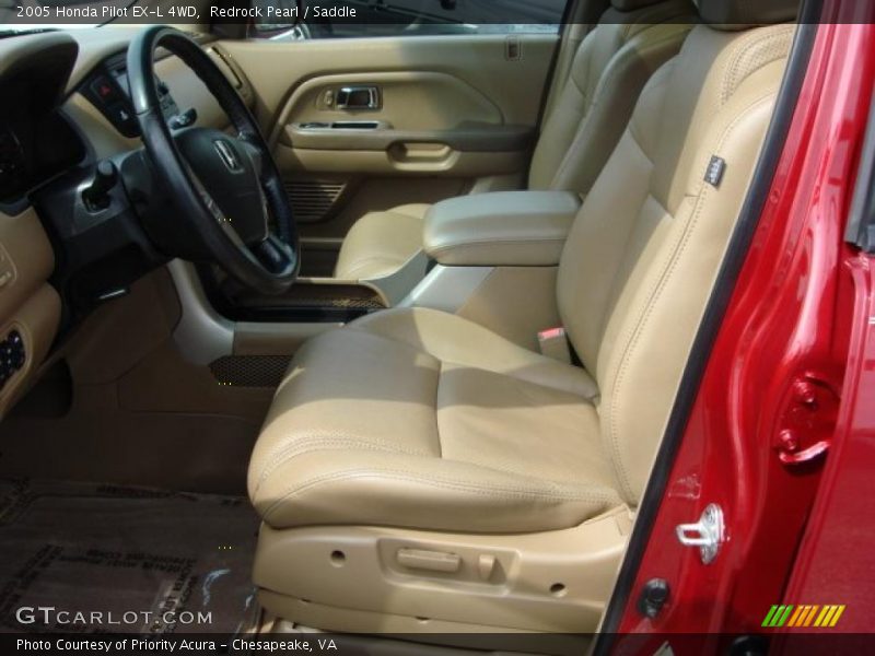 Redrock Pearl / Saddle 2005 Honda Pilot EX-L 4WD