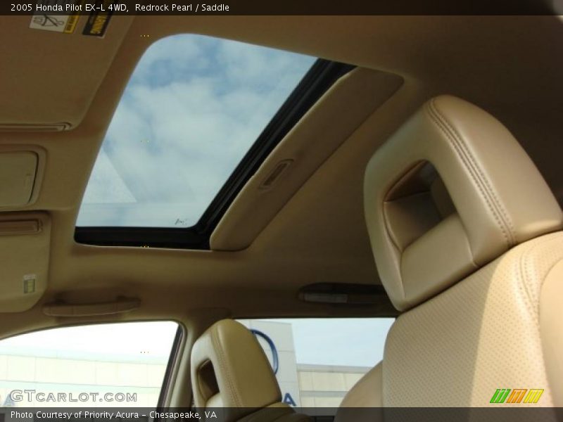 Redrock Pearl / Saddle 2005 Honda Pilot EX-L 4WD