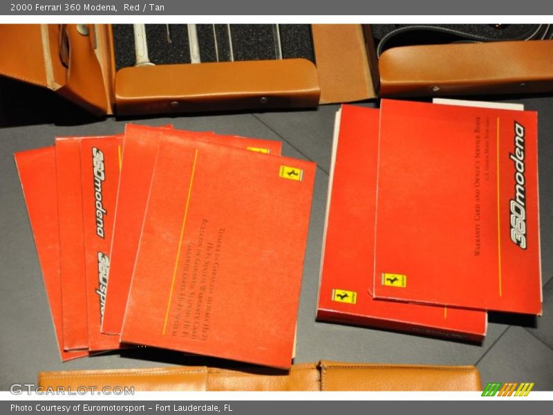 Red / Tan 2000 Ferrari 360 Modena