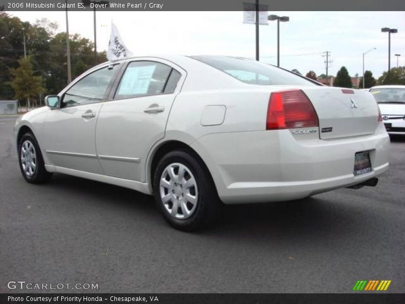 Dover White Pearl / Gray 2006 Mitsubishi Galant ES