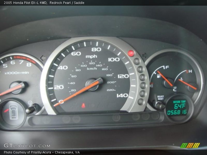 Redrock Pearl / Saddle 2005 Honda Pilot EX-L 4WD