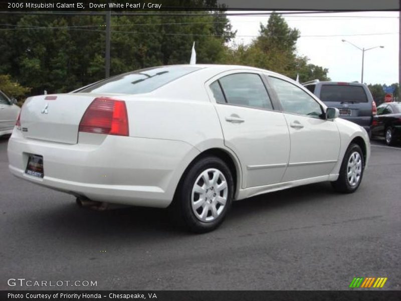 Dover White Pearl / Gray 2006 Mitsubishi Galant ES