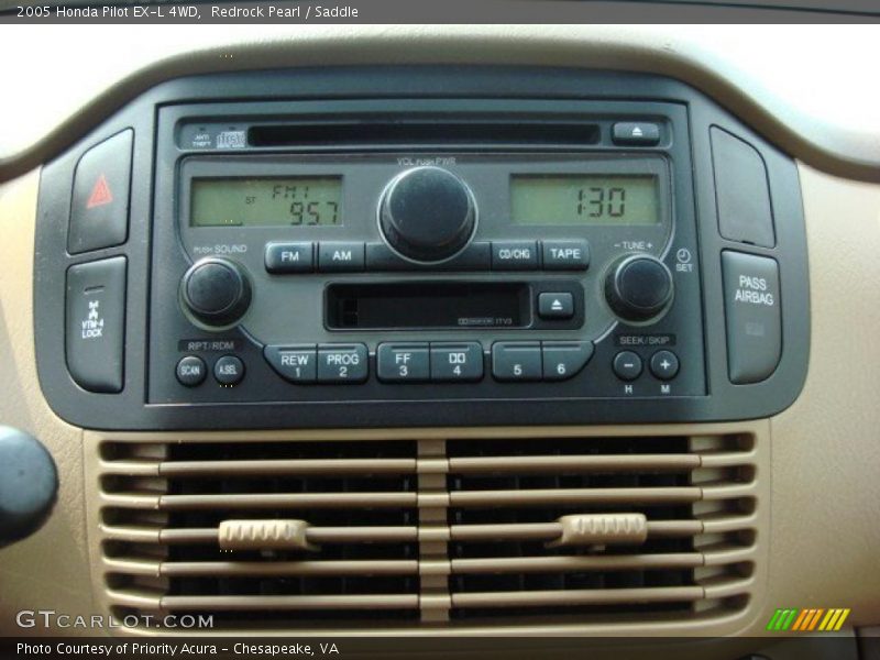 Redrock Pearl / Saddle 2005 Honda Pilot EX-L 4WD