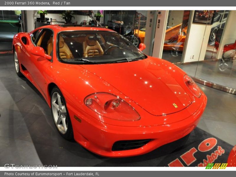Red / Tan 2000 Ferrari 360 Modena